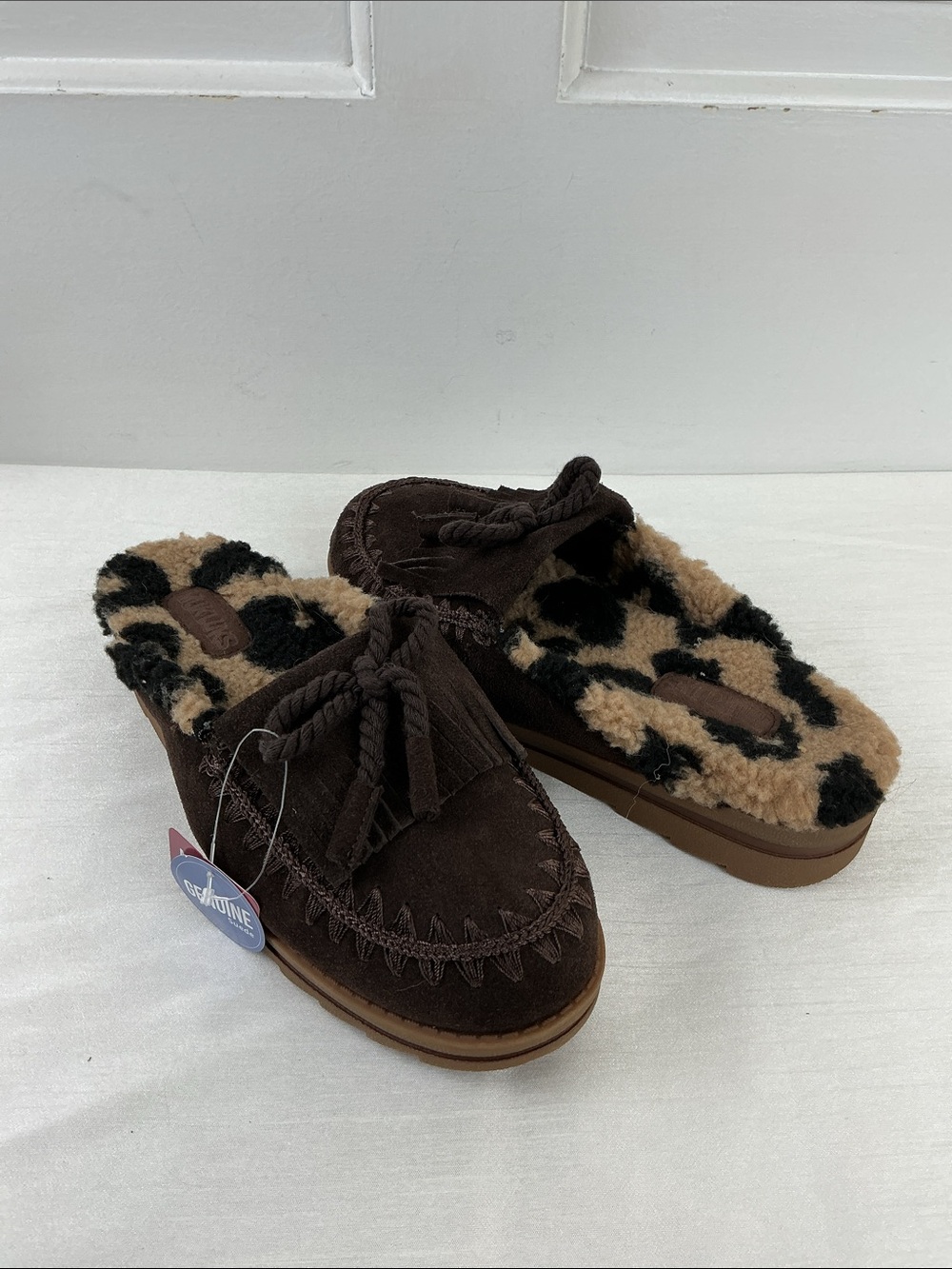Mukluks Slippers Suede Ziggy Hollywood Moccasins Fringe Women’s Size 6 Brown